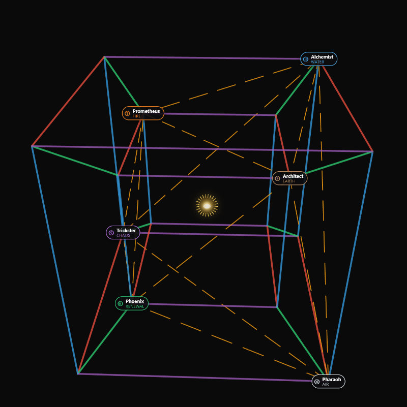 The six phases map